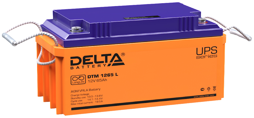 Delta DTM 1265 L аккумуляторная батарея