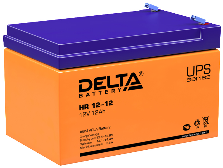 Аккумуляторная батарея Delta HR 12-12