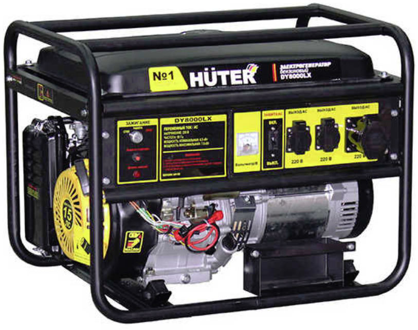 Huter DY8000LX бензиновый генератор